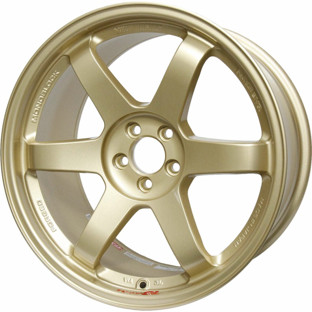 Volk Racing TE37SL Gold [Universal] - JDMuscleWheelsWVDE25APZ15X84x100'+25mm