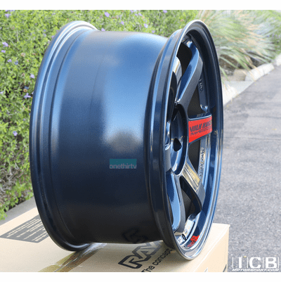 Volk Racing TE37SL Mag Blue [Universal] - JDMuscleWheelsWVDX40EPD18X9.55x114.3'+40mm