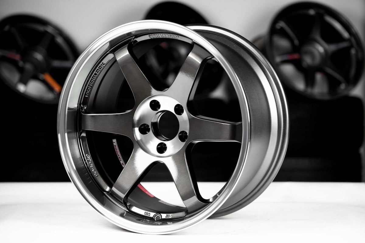 Volk Racing TE37SL Pressed Double Black [Universal] - JDMuscleWheelsWVDB134WPDB19X115x120'+34mm
