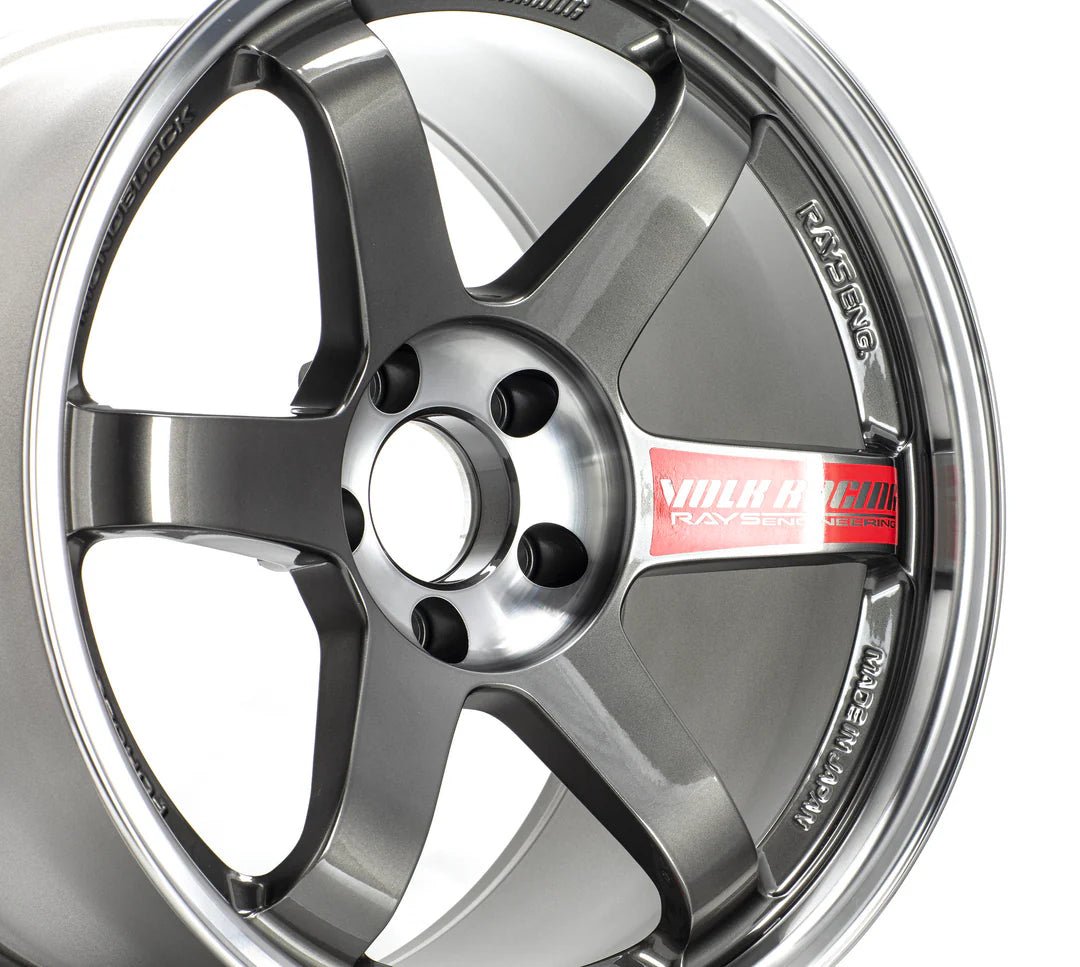Volk Racing TE37SL Pressed Graphite [Universal] - JDMuscleWheelsWVDB134WPG19X115x120'+34mm