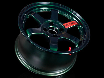 Volk Racing TE37SL Racing Green [Universal] - JDMuscleWheelsWVDB134WPIG19X115x120'+34mm