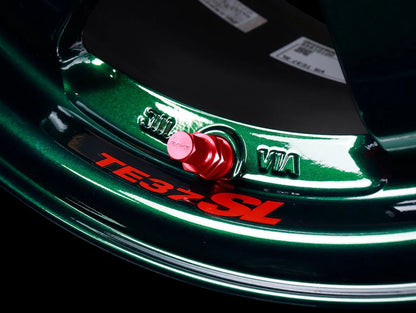 Volk Racing TE37SL Racing Green [Universal] - JDMuscleWheelsWVDB134WPIG19X115x120'+34mm