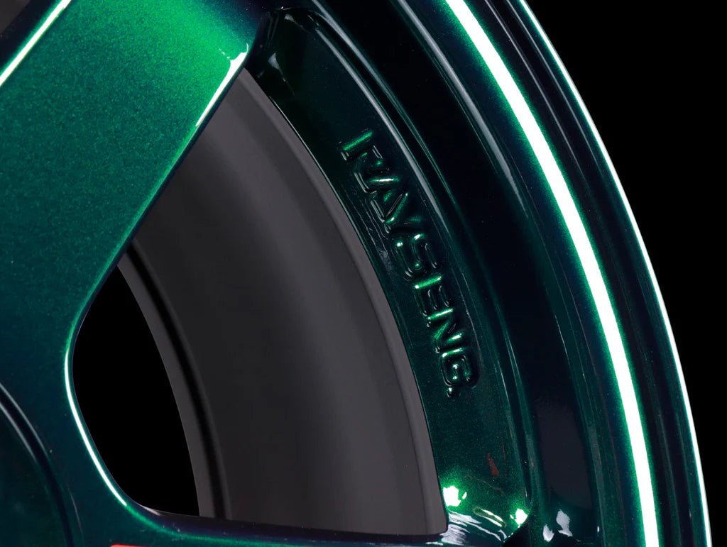 Volk Racing TE37SL Racing Green [Universal] - JDMuscleWheelsWVDB134WPIG19X115x120'+34mm