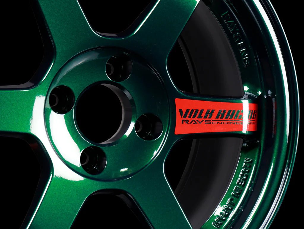 Volk Racing TE37SL Racing Green [Universal] - JDMuscleWheelsWVDB134WPIG19X115x120'+34mm