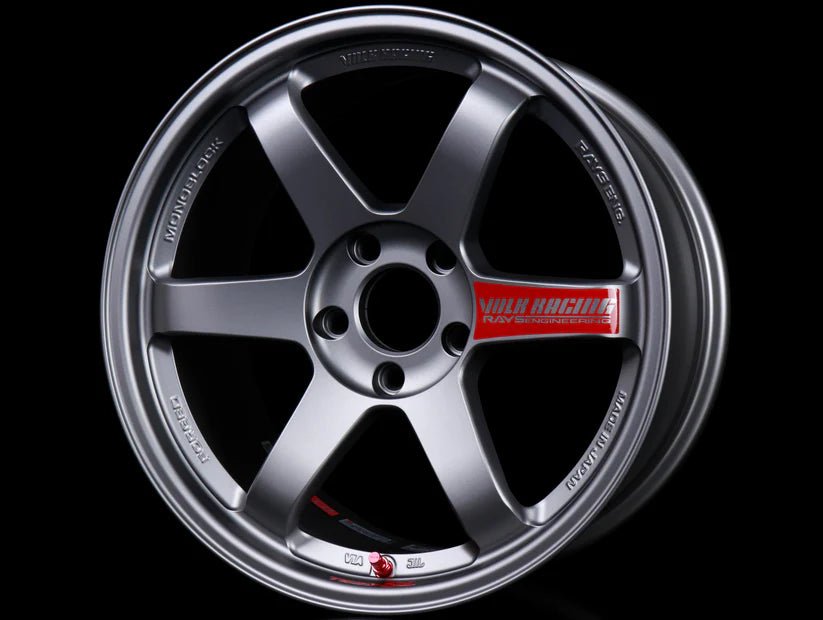 Volk Racing TE37SL Titanium Gunmetal [Universal] - JDMuscleWheelsWVDE35AP815X84x100'+35mm