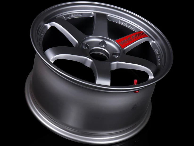 Volk Racing TE37SL Titanium Gunmetal [Universal] - JDMuscleWheelsWVDE35AP815X84x100'+35mm