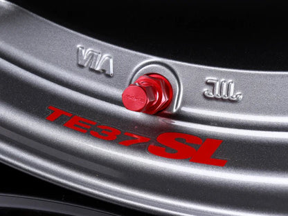 Volk Racing TE37SL Titanium Gunmetal [Universal] - JDMuscleWheelsWVDE35AP815X84x100'+35mm
