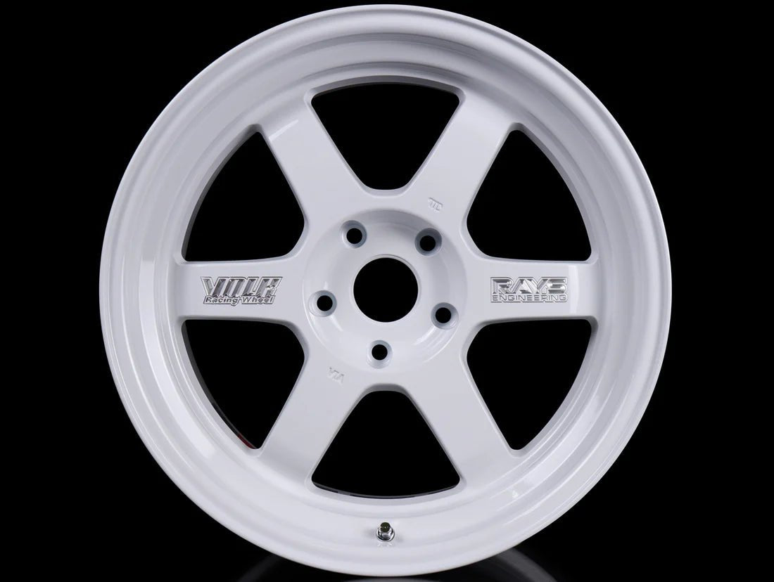 Volk Racing TE37V 10TH Anniversary Dash White [Universal] - JDMuscleWheelsWVDV1N30EDW17X7.55x114.3'+30mm