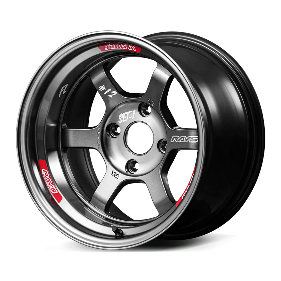 Volk Racing TE37V - PRO Pressed Graphite [Universal] - JDMuscleWheelsWVDVPE4-25BPG15X104x114.3' - 25mm