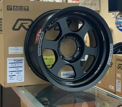 Volk Racing TE37XT Blast Black [Universal] - JDMuscleWheelsWVDTP-10KBC17X8.56x139.7' - 10mm