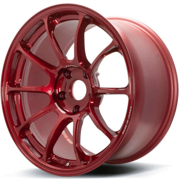 Volk Racing ZE40 Red [Universal] - JDMuscleWheelsWKZY25WR18X105x120'+25mm