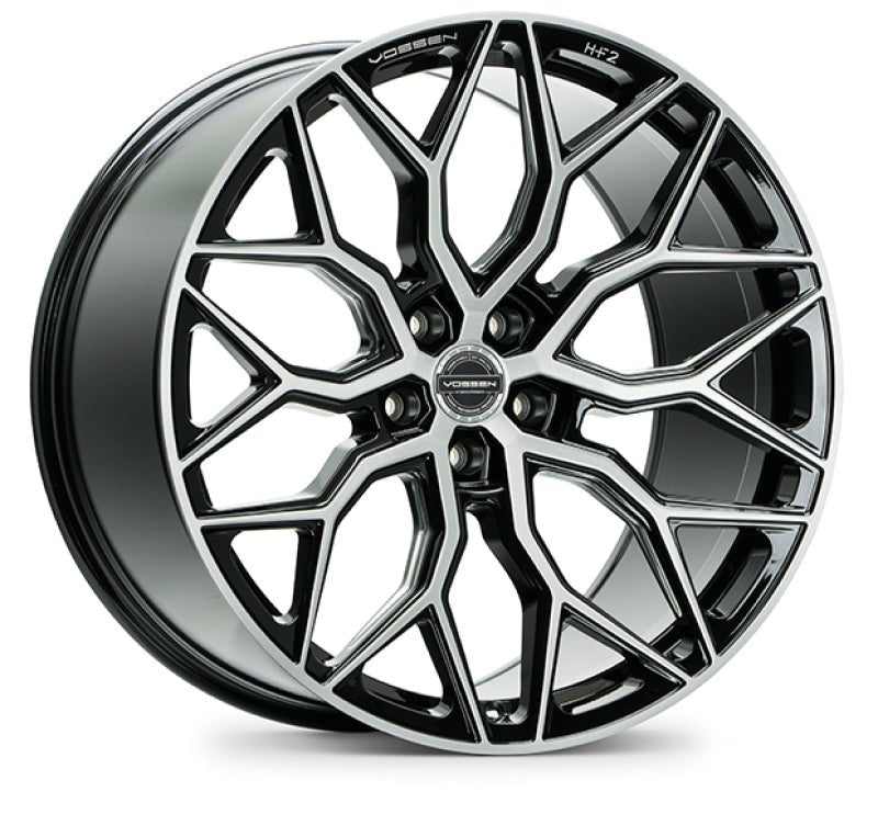 Vossen HF - 2 20x9.5 / 5x114.3 / ET25 / Deep Face / 73.1 - Brushed Gloss Black Wheel - JDMuscleSPK497072