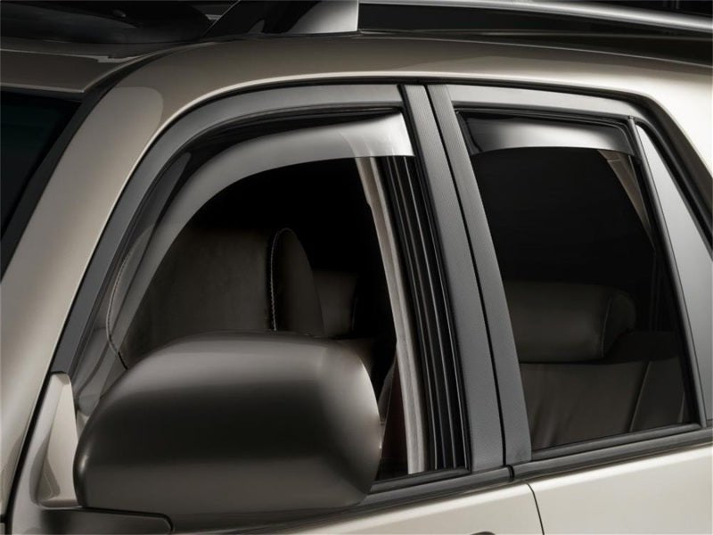 WeatherTech [03 - 09 4Runner] Front and Rear Side Window Deflectors - Dark Smoke | wet82317IM - JDMuscleRain Guards889662