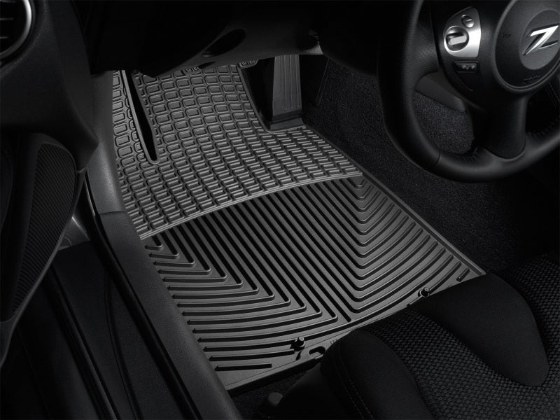 WeatherTech [10-14 370Z] All-Weather Front Floor Mats - Black - JDMuscleFloor MatswetW226