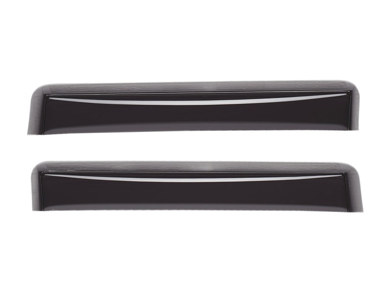 WeatherTech 15 - 19 Subaru Outback Rear Side Window Deflectors - Dark Tint - JDMuscleSPK802959