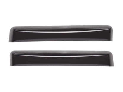 WeatherTech 19 - 22 Infiniti QX80 Z62 / 17 - 22 Nissan Armada Z62 Rear Side Window Deflectors - Dark Smk - JDMuscleNon - Categorizedwet811000