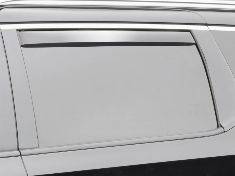 WeatherTech 19 - 24 Subaru Forester Rear Side Window Deflectors - Dark Smoke - JDMuscleSPK810694