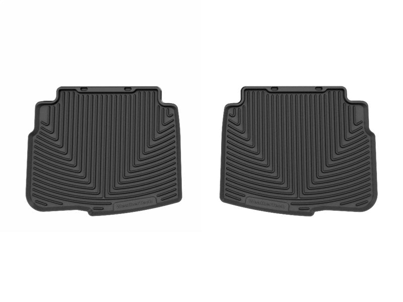 WeatherTech 20 - 25 Subaru Legacy and Outback Rear All - Weather Floor Mats, Black | wetW668 - JDMuscleSPK828745