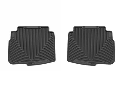 WeatherTech 20 - 25 Subaru Legacy and Outback Rear All - Weather Floor Mats, Black | wetW668 - JDMuscleSPK828745