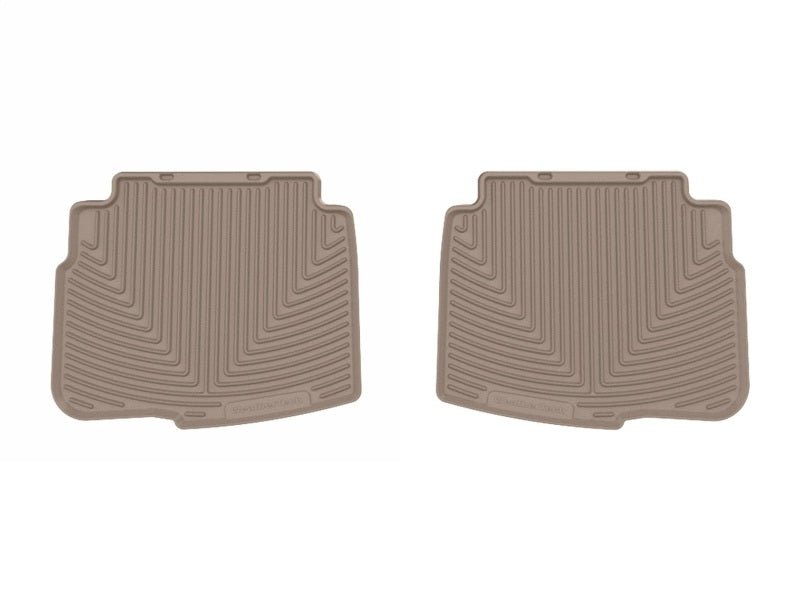 WeatherTech 20 - 25 Subaru Legacy and Outback Rear All - Weather Floor Mats - Tan - JDMuscleSPK828748