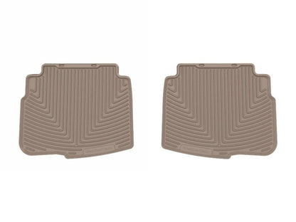 WeatherTech 20 - 25 Subaru Legacy and Outback Rear All - Weather Floor Mats - Tan - JDMuscleSPK828748