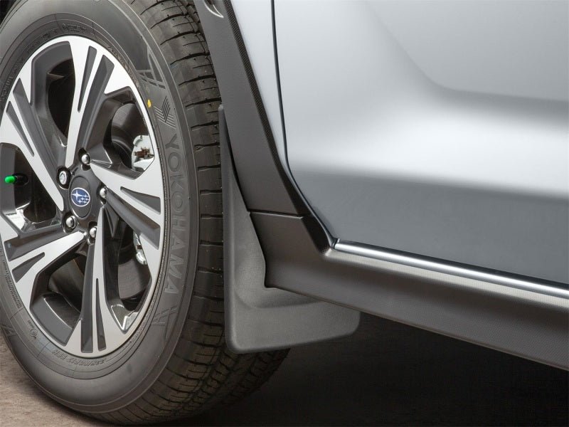 WeatherTech 2024 Subaru Crosstrek No - Drill DigitalFit Front MudFlaps in Black - JDMuscleSPK802995