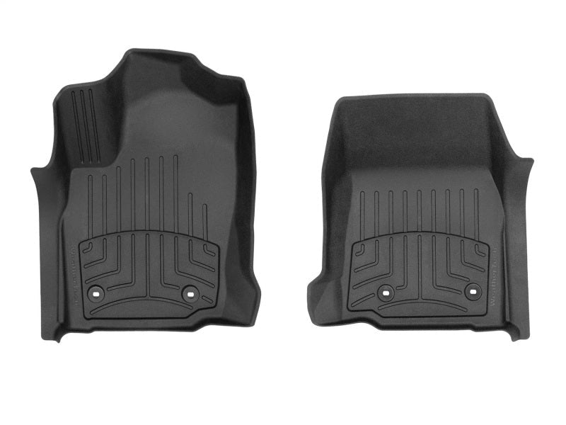 WeatherTech 2024 Toyota Tacoma Front FloorLiner HP - Black, Custom Fit All - Weather Protection | wet4418461IM - JDMuscleSPK801976