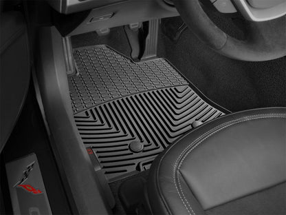 WeatherTech All - Weather Front Rubber Floor Mats for Chevrolet Corvette 2014 - 2017 – Black | wetW352 - JDMuscleSPK118605