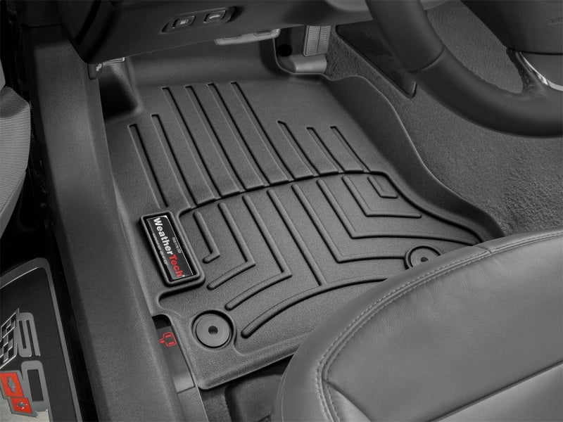 WeatherTech DigitalFit Front FloorLiner for 2012 - 2013 Chevrolet Corvette - Black | wet444731 - JDMuscleSPK4343768