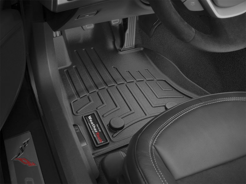 WeatherTech DigitalFit Front FloorLiner for Chevrolet Corvette Stingray – Black (Part wet445891) | wet445891 - JDMuscleSPK4355813