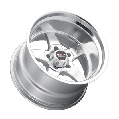Weld S105 Ventura 20x10.5 / 5x114.3 BP / 50 Offset / 7.75 BS / 72.56 Bore - Gloss Silver MACH Wheel - JDMuscleSPK520740