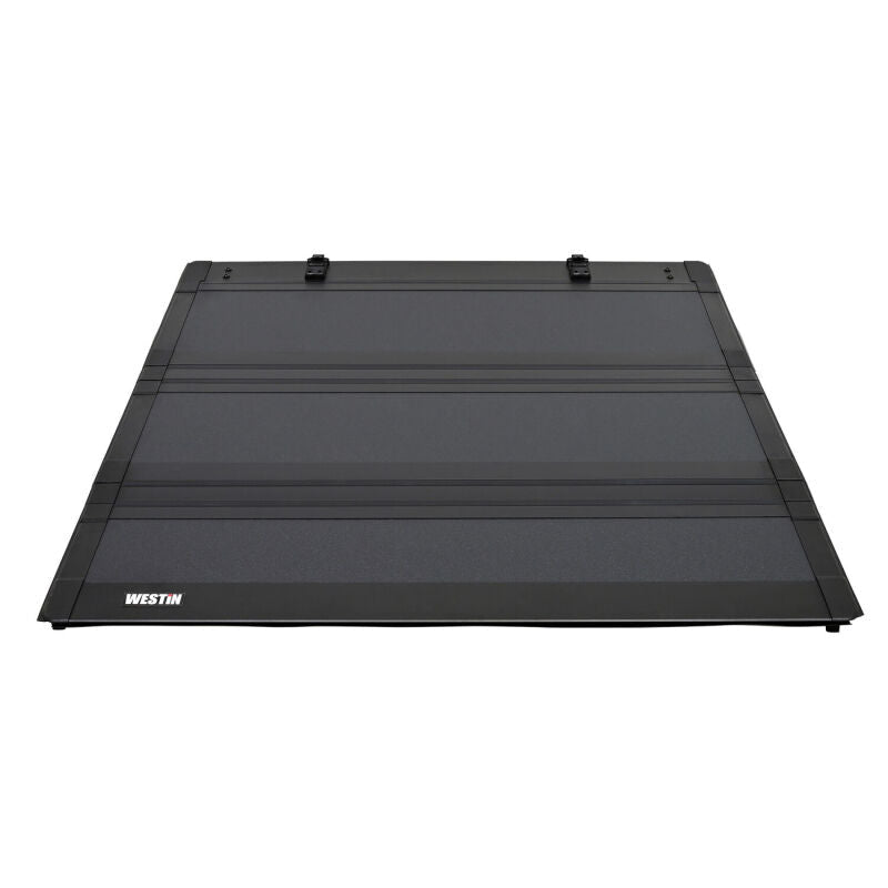Westin 07 - 21 Toyota Tundra 5ft 7in Bed Hard Tri - Fold Tonneau Cover - Black | wes19 - 46235 - JDMuscleSPK895433