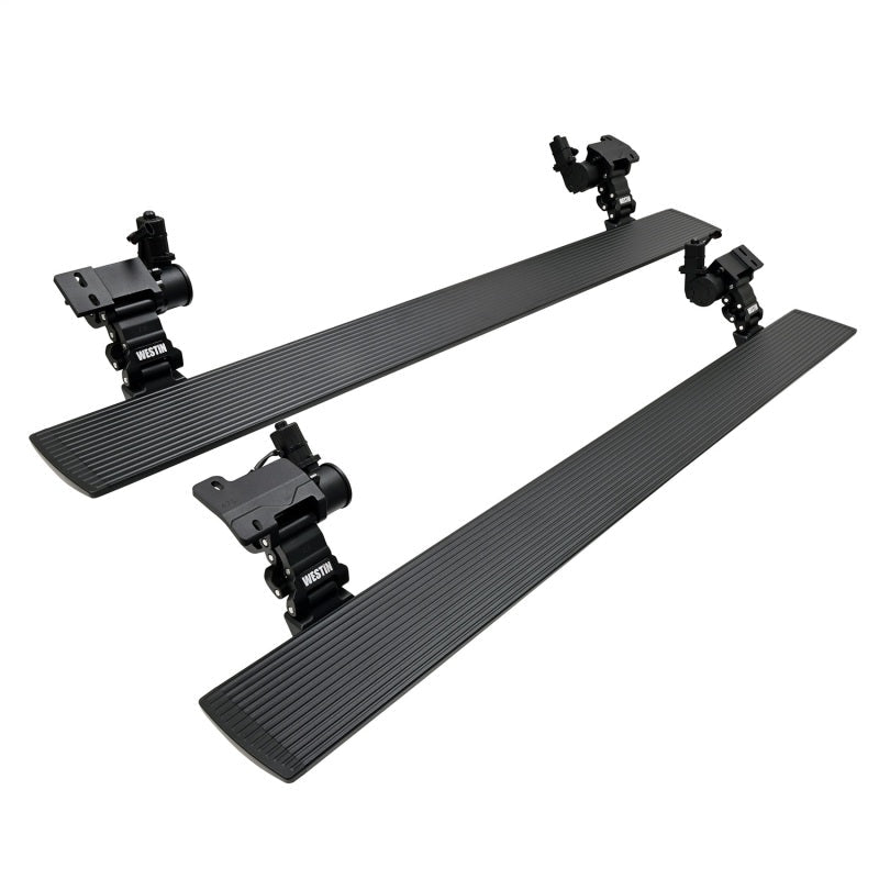 Westin 2024 Toyota Tacoma Double Cab Pro - E Electric Running Boards - Textured Black | wes29 - 22785 - JDMuscleSPK803024