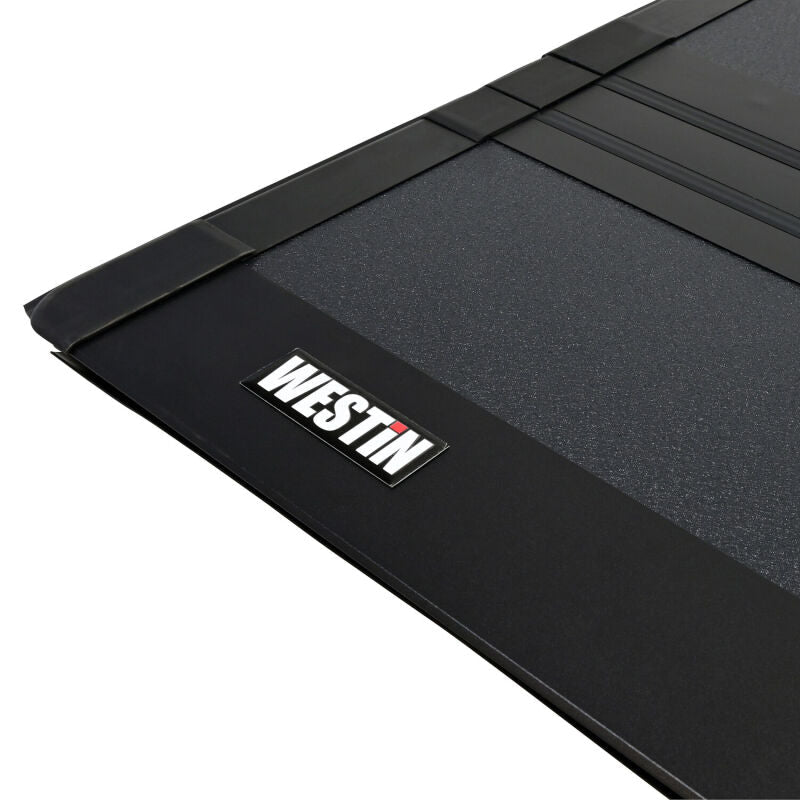Westin 24 - 25 Toyota Tacoma 6ft.2in. Bed Hard Tri - Fold Tonneau Cover - Black - JDMuscleSPKwes19-42815