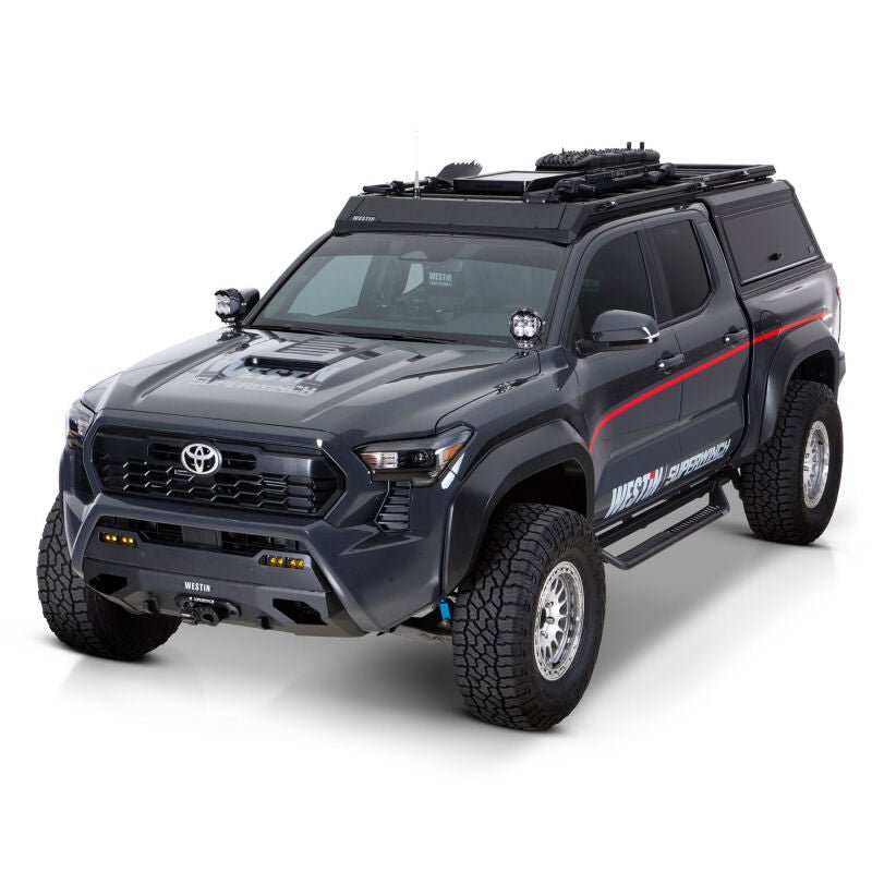 Westin Outlaw Drop Running Boards for Toyota Tacoma (Part WES20 - 42785) - Textured Black Finish | wes20 - 42785 - JDMuscleSPK931388