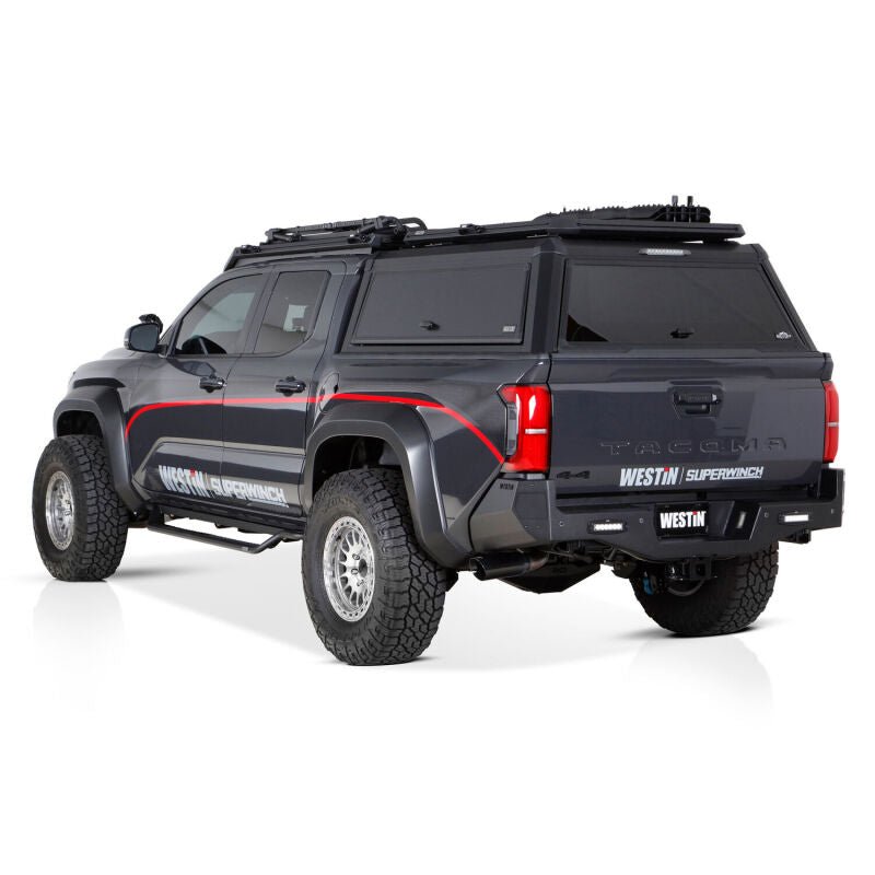 Westin Outlaw Drop Running Boards for Toyota Tacoma (Part WES20 - 42785) - Textured Black Finish | wes20 - 42785 - JDMuscleSPK931388