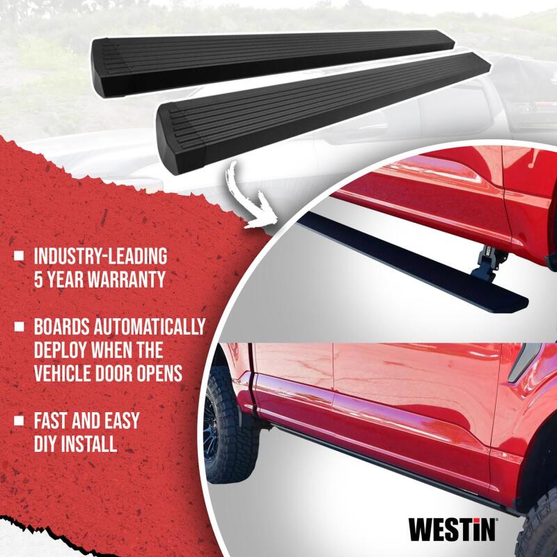 Westin Pro - e Power Running Boards for Toyota Tundra Double Cab – Textured Black | wes29 - 23245 - JDMuscleSPK819236