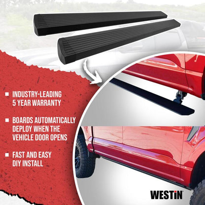 Westin Pro - e Power Running Boards for Toyota Tundra Double Cab – Textured Black | wes29 - 23245 - JDMuscleSPK819236