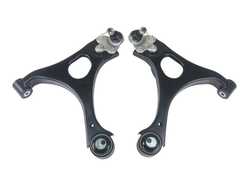 Whiteline [06-11 Civic] Front Lower Control Arm Assembly - Black - JDMuscleControl ArmswhlKTA366