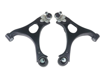 Whiteline [06-11 Civic] Front Lower Control Arm Assembly - Black - JDMuscleControl ArmswhlKTA366
