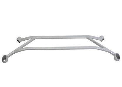 Whiteline 08 - 14 WRX/STI Front Lower Four Point Brace Silver | KSB723 - JDMuscleControl Arm BraceswhlKSB723