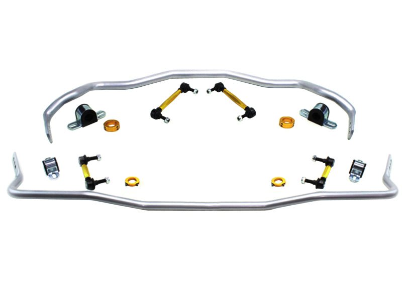 Whiteline 15 - 20 Ford Mustang GT/GT Premium/EcoBoost/EcoBoost Premium Front & Rear Sway Bar Kit - JDMuscleShop the look 2whlBFK006