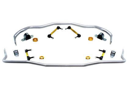 Whiteline 15 - 20 Ford Mustang GT/GT Premium/EcoBoost/EcoBoost Premium Front & Rear Sway Bar Kit - JDMuscleShop the look 2whlBFK006