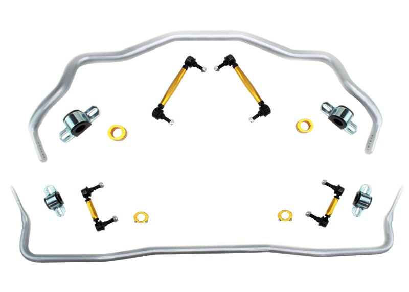 Whiteline 15 - 20 Ford Mustang GT/GT Premium/EcoBoost/EcoBoost Premium Front & Rear Sway Bar Kit - JDMuscleShop the look 2whlBFK006