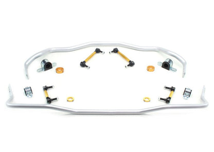 Whiteline 15 - 20 Ford Mustang GT/GT Premium/EcoBoost/EcoBoost Premium Front & Rear Sway Bar Kit - JDMuscleShop the look 2whlBFK006