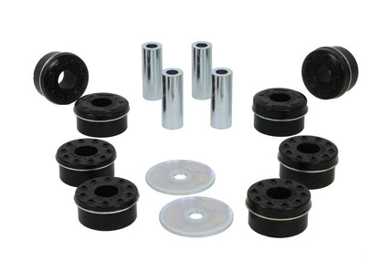 Whiteline Plus 14+ Ford Mustang GT500/S550 Crossmember Mount Bushing Kit - Enhanced Rear Subframe Stability | whlKDT953 - JDMuscleSPK111491