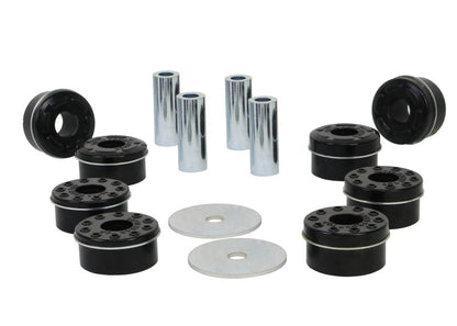 Whiteline Plus 14+ Ford Mustang GT500/S550 Crossmember Mount Bushing Kit - Enhanced Rear Subframe Stability | whlKDT953 - JDMuscleSPK111491