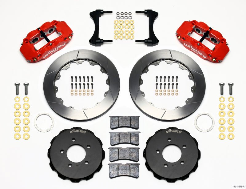 Wilwood [06-11 Civic] [11-16 CR-Z] Narrow Superlite 6R Front Big Brake Kit - 12.88-Inch Rotor, Red - JDMuscleBrake Kitswil140-11978-R