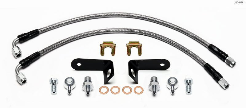 Wilwood [06-Current Civic] Rear Flexline Kit - JDMuscleBrake Lineswil220-11981