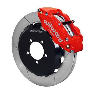 Wilwood 13-22 BRZ / 13-16 FRS / 17-21 86 / 2022 GR86 6R Slotted Big Brake Kit Front Red | 140-12870-R